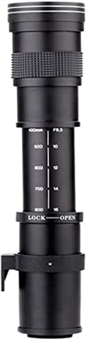 Objektiv Canon Eos 2000d JINTU Teleobjektiv 420-1600mm, EF Objektiv Für Canon DSLR, Manueller MF Zoom Preisvergleich - Dezember 2025 Teleobjektiv 420 1600mm